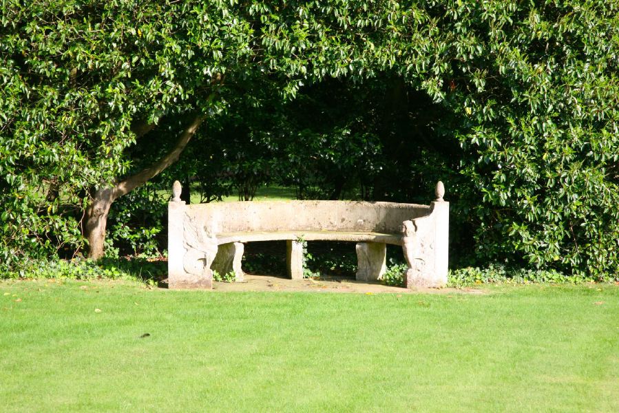Lovely country house garden looking over a ha-ha at the surrounding countryside, within about 1 hour of Central London and easily accessible by the M4 or M40