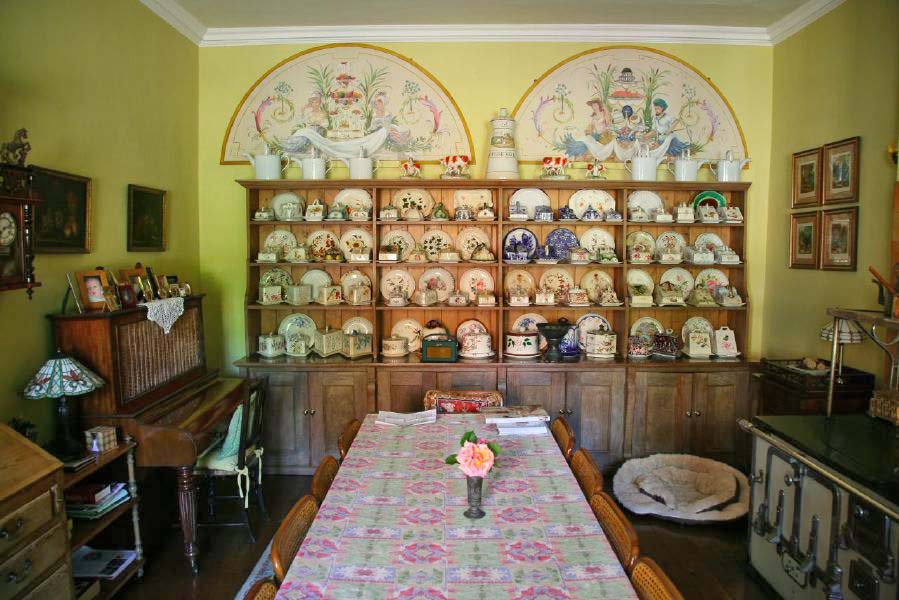 Kitchen with a retro, period atmosphere in a large country house, just an hour from Central London