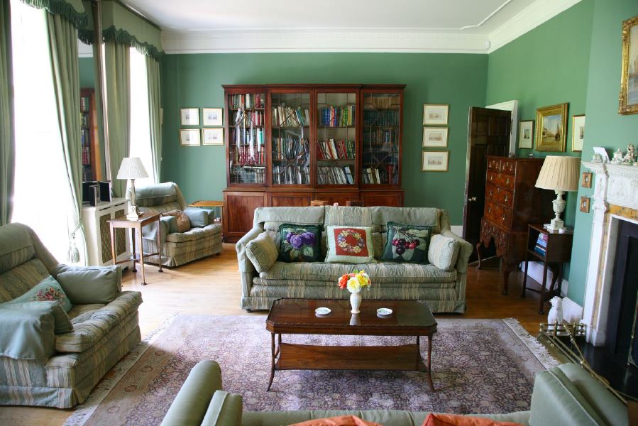 Grand sitting rooms in a country house