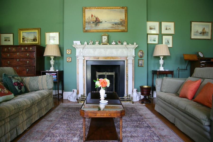 Grand sitting rooms in a country house