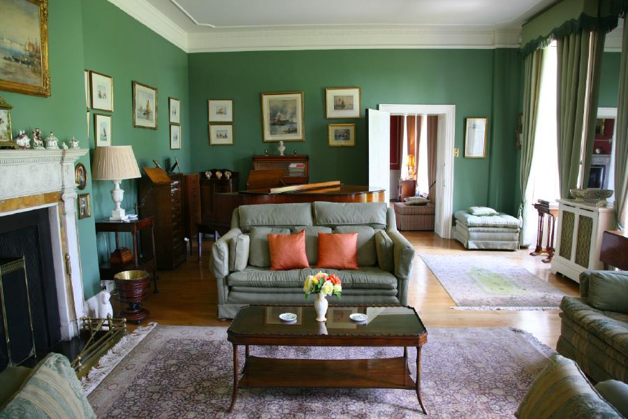 Grand sitting rooms in a country house