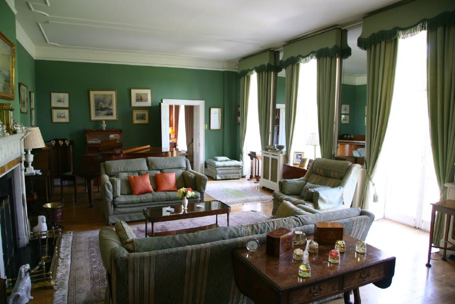 Grand sitting rooms in a country house