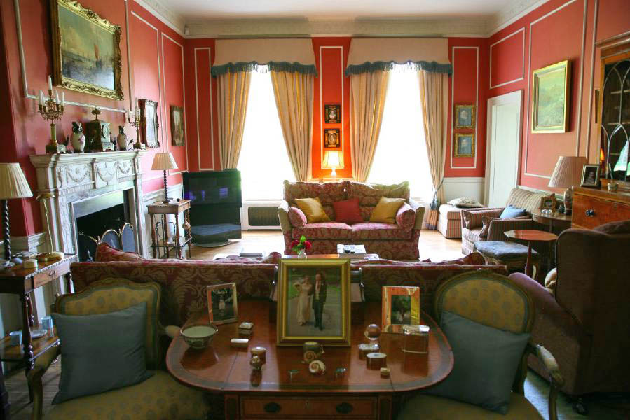 Grand sitting rooms in a country house