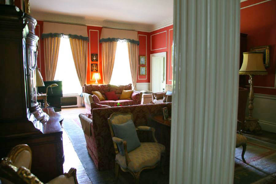 Grand sitting rooms in a country house