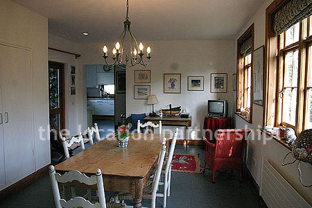 Dining room in large family house in SW London