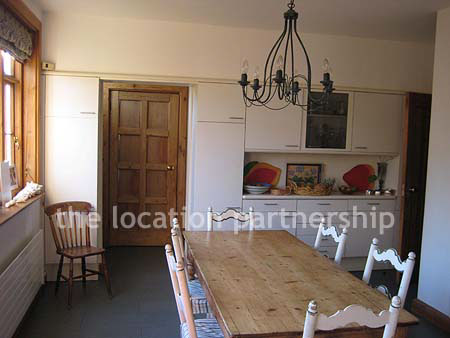 Dining room in large family house in SW London