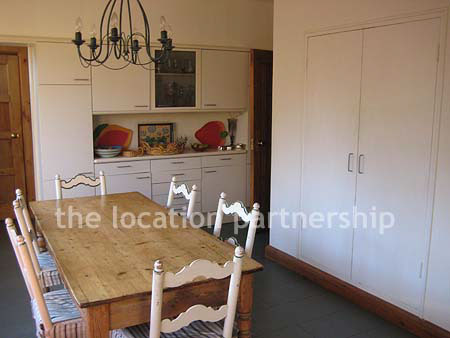 Dining room in large family house in SW London