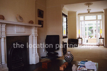 Converted victorian family house with through living room and a stylish modern kitchen. NB- Stills shoots only.