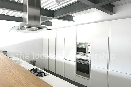 Very modern kitchen / diner with fantastic views of thacross the Hampshire countryside.