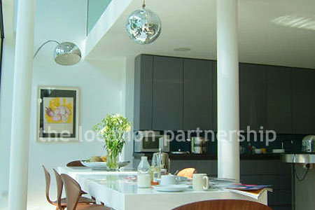 A stunning kitchen in an architect designed house.