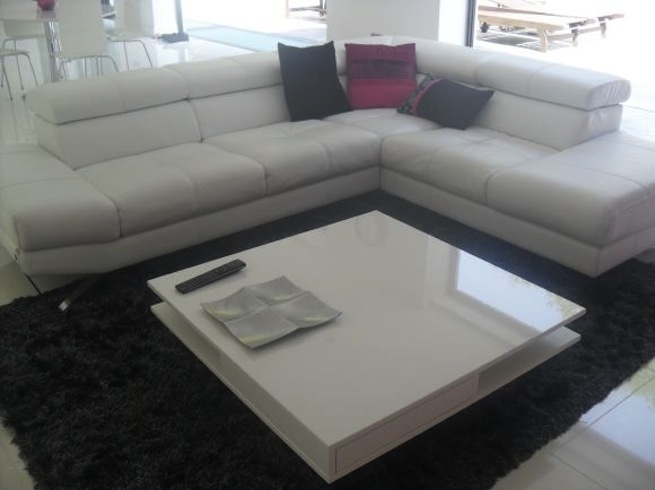 Sitting room in bright, modern family home.