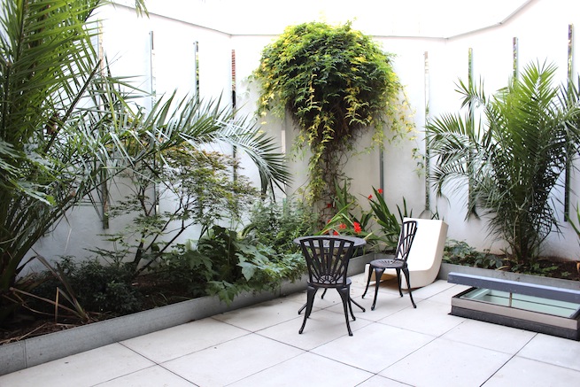 Contemporary open plan home with gorgeous courtyard and modern furnishings.