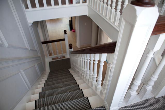 Spacious hallway / landing in large family house.