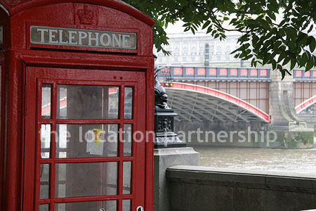Red Phone Box by The Thames