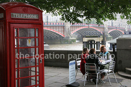 Red Phone Box by The Thames