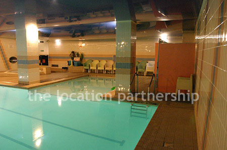 Shoot friendly swimming pool and jacuzzi on basement level.