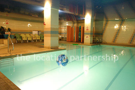 Shoot friendly swimming pool and jacuzzi on basement level.