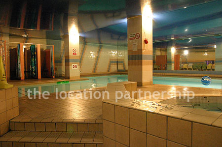 Shoot friendly swimming pool and jacuzzi on basement level.