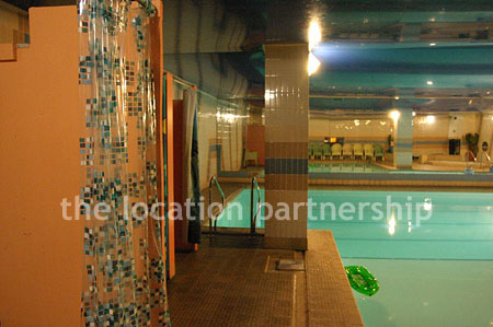 Shoot friendly swimming pool and jacuzzi on basement level.