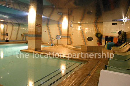 Shoot friendly swimming pool and jacuzzi on basement level.