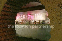Striking Minimalist Bar in Night Club