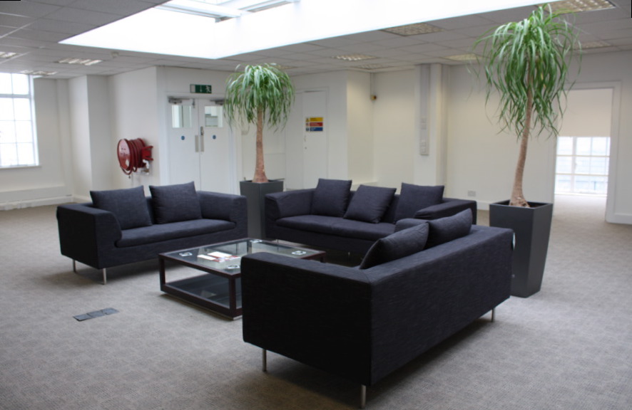 A part furnished empty office space situated on the 6th floor in the West end