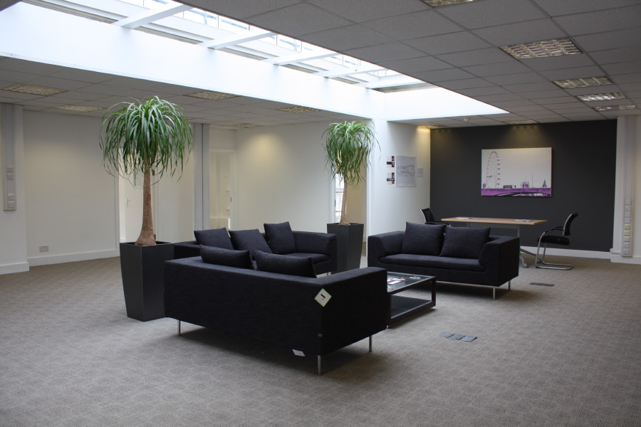 A part furnished empty office space situated on the 6th floor in the West end