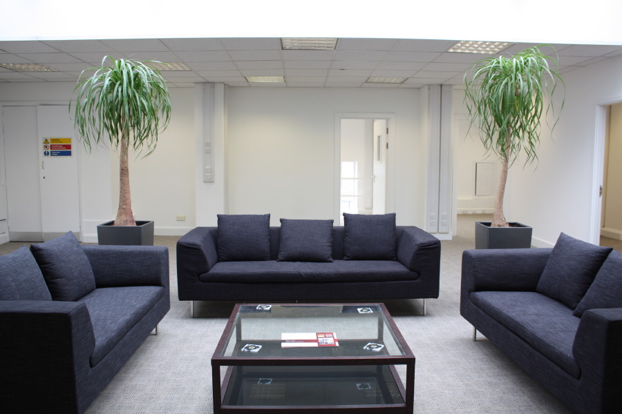 A part furnished empty office space situated on the 6th floor in the West end