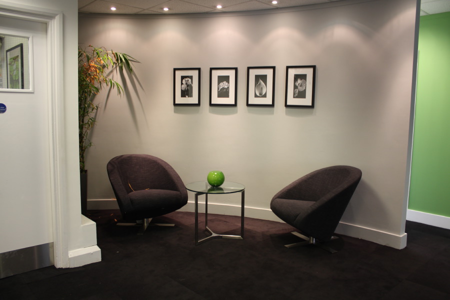 A part furnished empty office space situated on the 6th floor in the West end