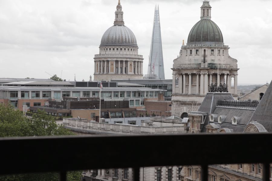 A stripped-out 60's City office building with fantastic rooftop views of St Paul's and The Shard, a very gritty basement and a large open air car park. Ideal for The Sweeney