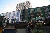 60's shopping precinct with recent modern additions