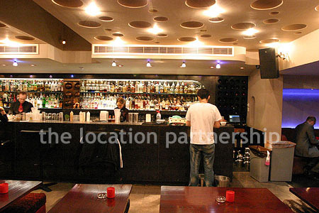 Fantastic bar / restaurant with dramatic contemporary design.