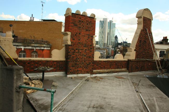 Small urban rooftop in the East end.