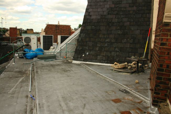 Small urban rooftop in the East end.