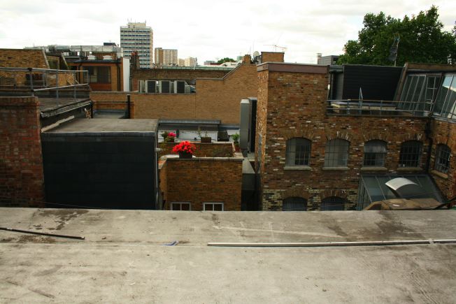 Small urban rooftop in the East end.