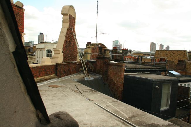 Small urban rooftop in the East end.