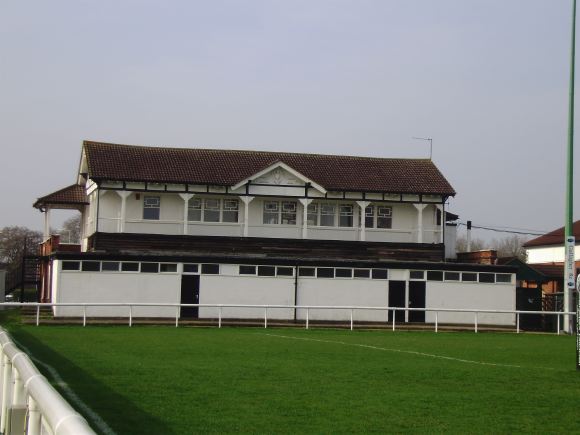 Sports Club with rugby pitches, clubhouse, turnstiles, canteen and members' bar.