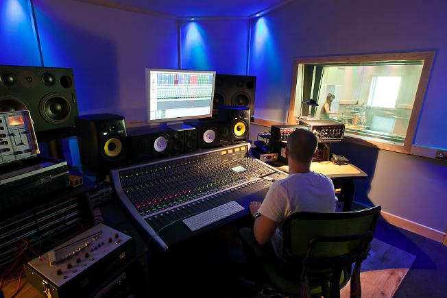 Very colourful, fun location with various rooms including a skate park, a recording studio and a games' room.