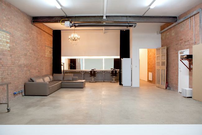 Flexible studio spaces with including secure exterior spaces.