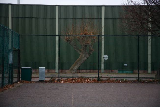 Urban tennis courts.