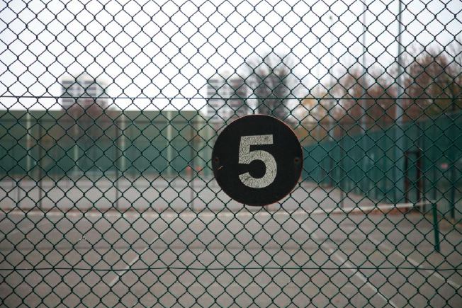 Urban tennis courts.