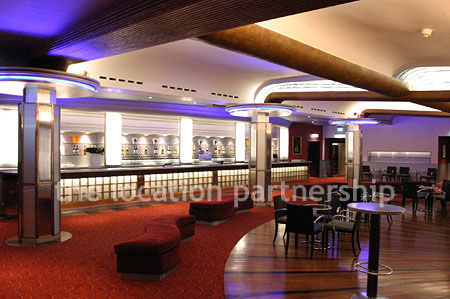 A beautiful Art Deco bar in central London.