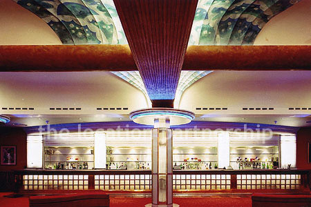 A beautiful Art Deco bar in central London.