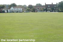 Village and village green in Norfolk