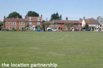 Village and village green in Norfolk