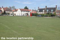 Village and village green in Norfolk