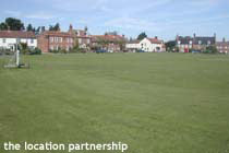 Village and village green in Norfolk