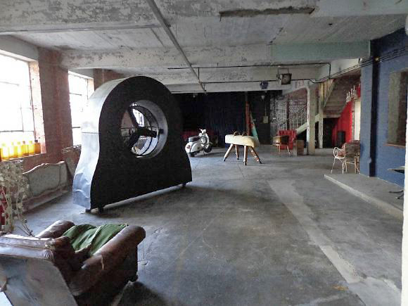 An amazing, eclectic warehouse building spread over 4 floors in 7,500 sq ft with a roof terrace. Good access and parking.