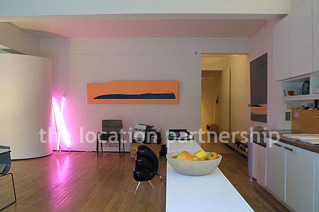 Kitchen in modern apartment in central London