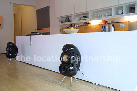 Kitchen in modern apartment in central London